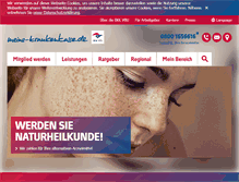Tablet Screenshot of mein-gesundbrunnen.de